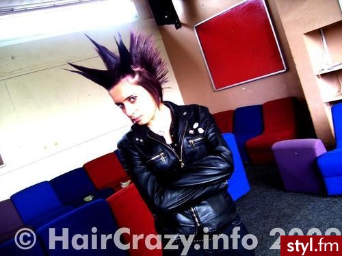 Punk Rock Alternatywne Średnie Fryzury