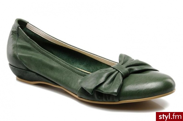 Georgia Rose BALERINKI TIMANE BY GEORGIA ROSE (zielony) - Balerinki Buty Moda
