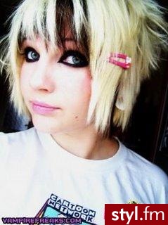 EMO Alternatywne Średnie Fryzury