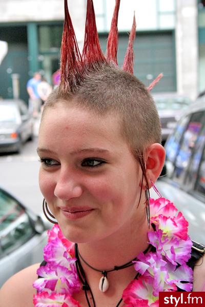 Punk Rock Alternatywne Średnie Fryzury