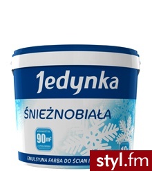 Jedynka ŚNIEŻNOBIAŁA emulsyjna 3l 7351910003 - Emu Buty Moda