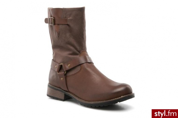 Derhy PÓŁBUTY I BOTKI CIKANA BY DERHY (Brązowy) - Botki Buty Moda