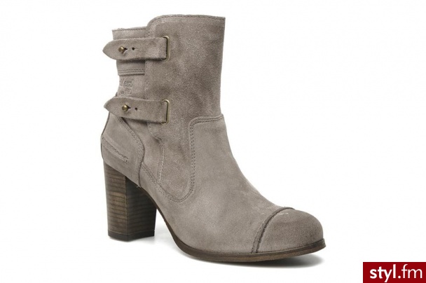 Kickers Półbuty i botki MEDIDIX by (Szary) - Botki Buty Moda