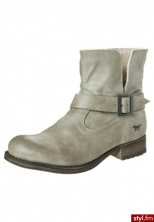 Mustang Botki kowbojki i motocyklowe beżowy (1139601) - Pozostałe Buty Moda
