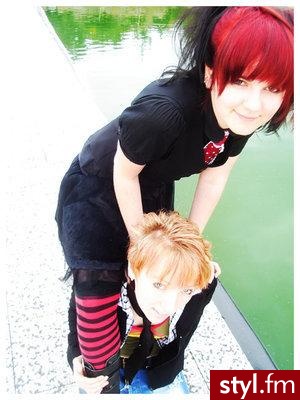 EMO Alternatywne Średnie Fryzury