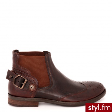Venezia BOTKI MĘSKIE 42G87202E CUR - Botki Buty Moda