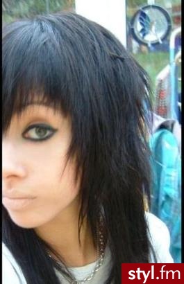 EMO Alternatywne Średnie Fryzury
