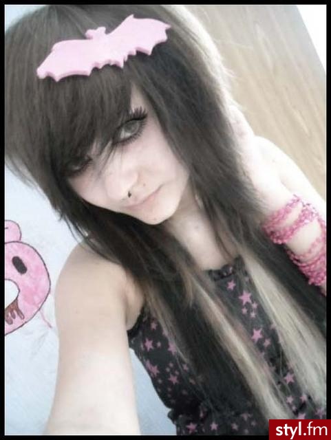 EMO Alternatywne Średnie Fryzury