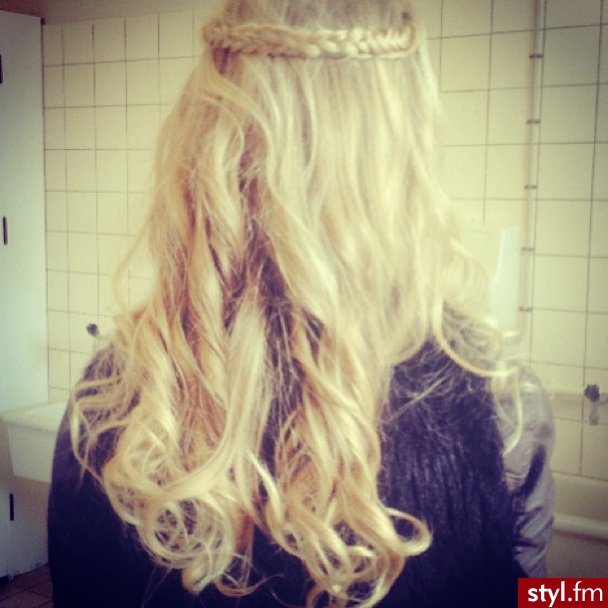 Blond Upięcie Kręcone Na co dzień Długie Fryzury