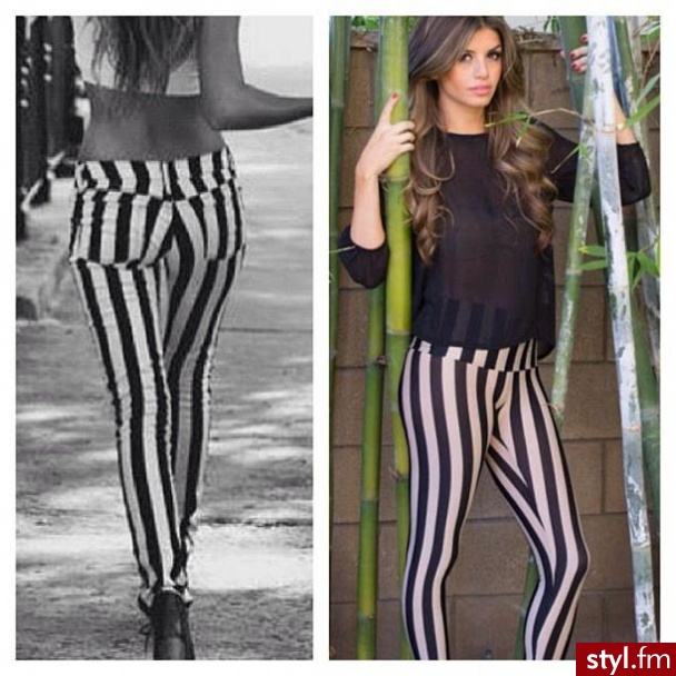 Leginsy Spodnie Moda