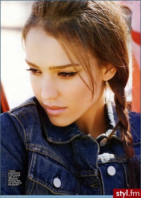 Jessica Alba - Długie Fryzury