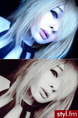 EMO Alternatywne Średnie Fryzury