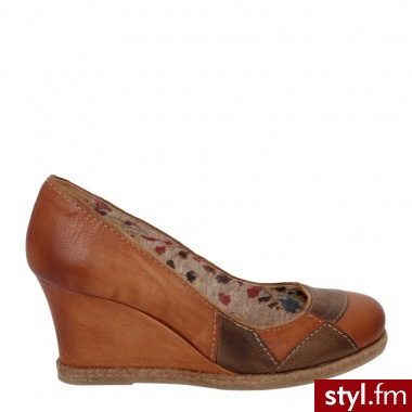 Venezia CZÓŁENKA NA KOTURNIE 701113 MIENO - Czółenka Buty Moda