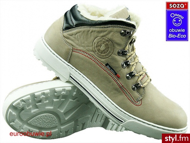 SOZA buty SO-717-F Beżowy Skate Odcienie beżu i brązu - Pozostałe Buty Moda