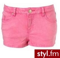 różowe. szorty - Pozostałe Ciuchy Moda