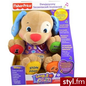 Fisher Price Dwujęzyczny Szczeniaczek Uczniaczek W1125 - Dziecko