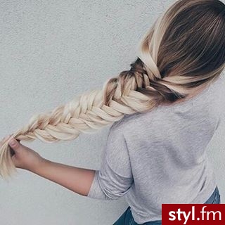 Blond Warkocze Kręcone Na co dzień Długie Fryzury