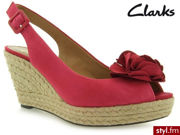 Clarks Sinitta Bahama Fuchsia Suede - Koturny Buty Moda