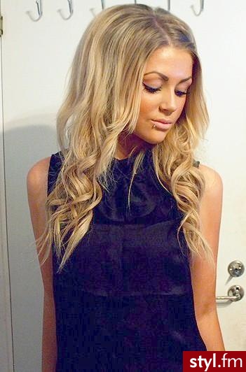 Blond Rozpuszczone Kręcone Na co dzień Długie Fryzury