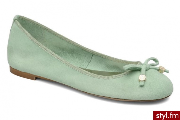 Georgia Rose BALERINKI LUARAMBA BY (zielony) - Balerinki Buty Moda