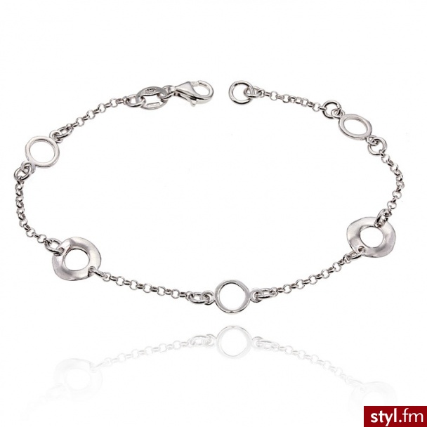 Dandelio Srebrna Bransoletka NCL-BRA-0081 - Bransoletki Biżuteria Moda