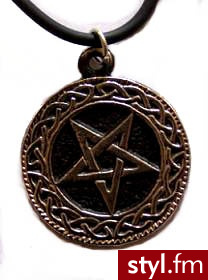 Wisiorek PENTAGRAM-06 - Wisiorki Biżuteria Moda