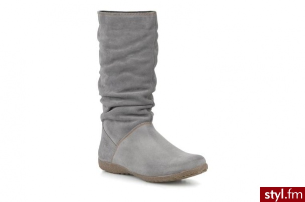 TBS PÓŁBUTY I BOTKI KAMAKO BY TBS (Szary) - Botki Buty Moda