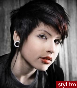 EMO Alternatywne Średnie Fryzury