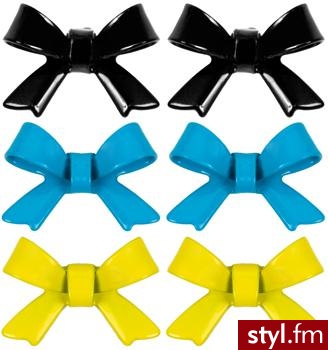 Kolczyki - kokardki. Cena: $15 - Pozostałe Dodatki Moda