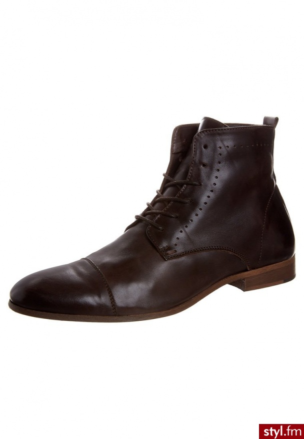 zign Botki sznurowane brązowy (MMAzDA 600.04) - Botki Buty Moda
