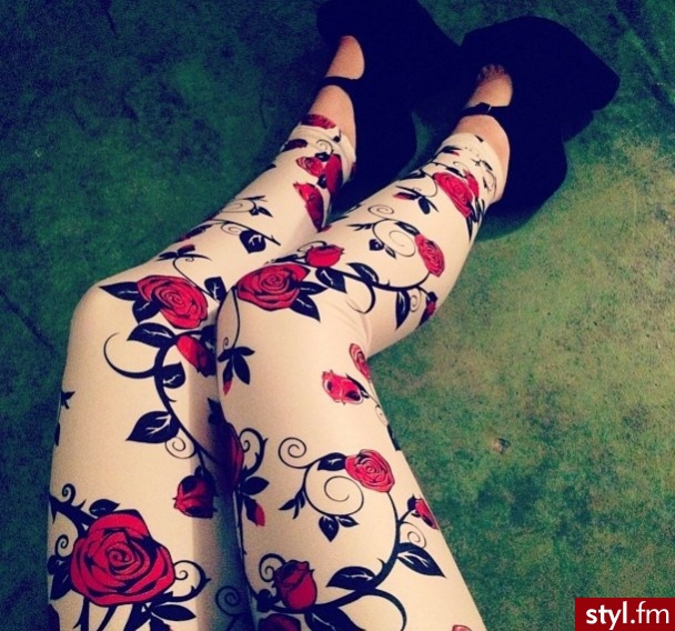 Leginsy Spodnie Moda