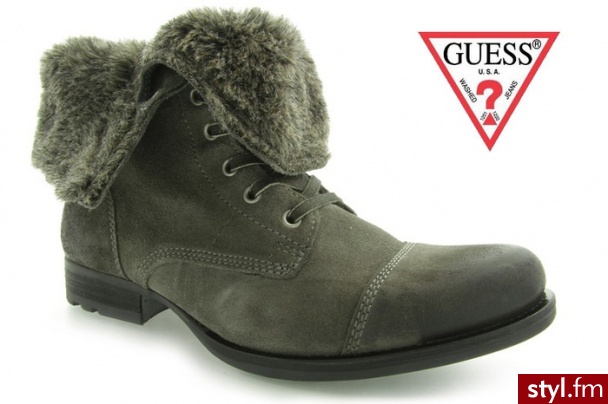 Guess GLANY JACO2 BOOT GREY - Glany Buty Moda