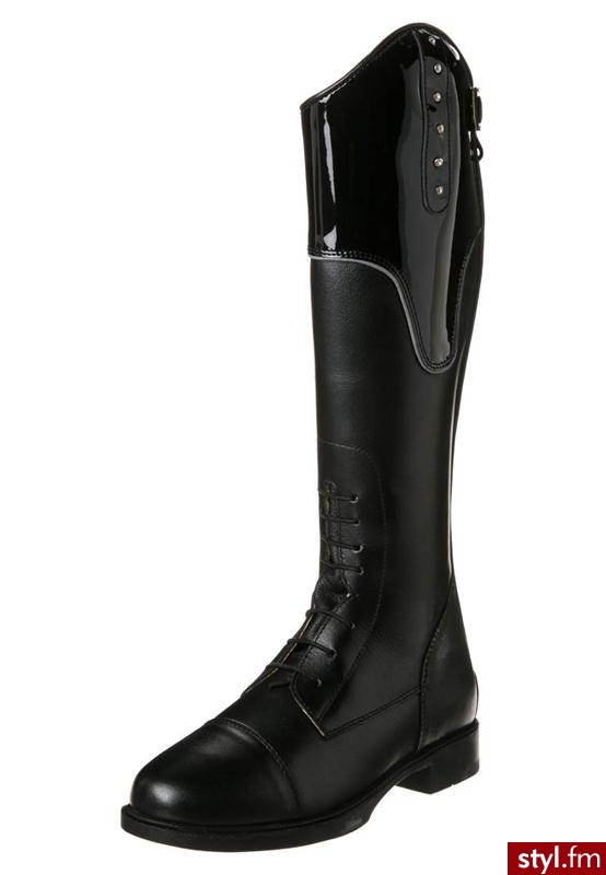 Horze VEVEY YOUNG RIDER Oficerki czarny Kozaki - Kozaki Buty Moda