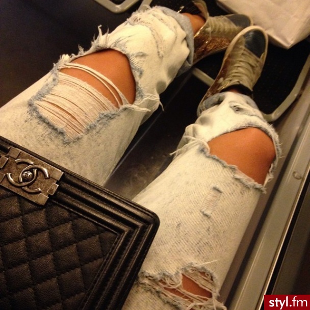 Jeansy Spodnie Moda