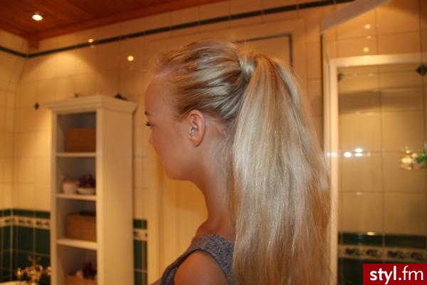 Blond Rozpuszczone Proste Na co dzień Długie Fryzury