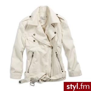 Womens AE Canvas Moto Jacket - Tan - American Eagle Outfitters - Polyvore. Pobrano ze strony: http://www.polyvore.com/womens_ae_canvas_moto_jacket/thing?id=13680759 - Pozostałe Ciuchy Moda