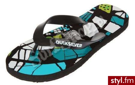 Quiksilver Klapki 2011 Wilson 46 Black Męskie - Klapki Buty Moda