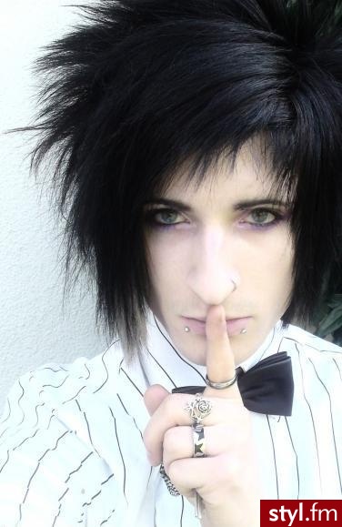 EMO Alternatywne Średnie Fryzury