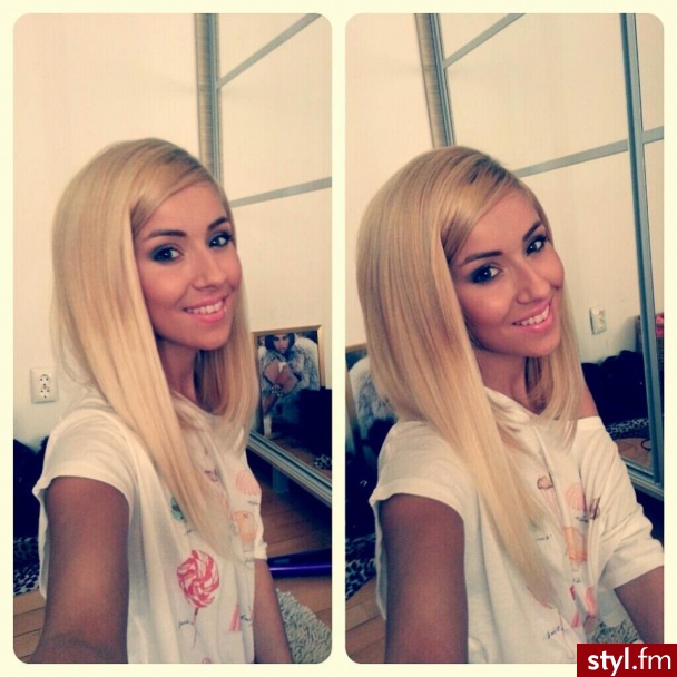 Blond Rozpuszczone Proste Na co dzień Długie Fryzury