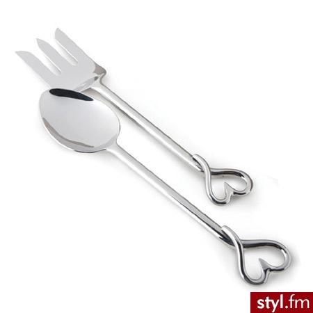 Pomocny zestaw sztućców do nakładania sałatek - 48 GBP - Gadżety Inne Moda