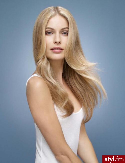 Blond Rozpuszczone Proste Na co dzień Długie Fryzury
