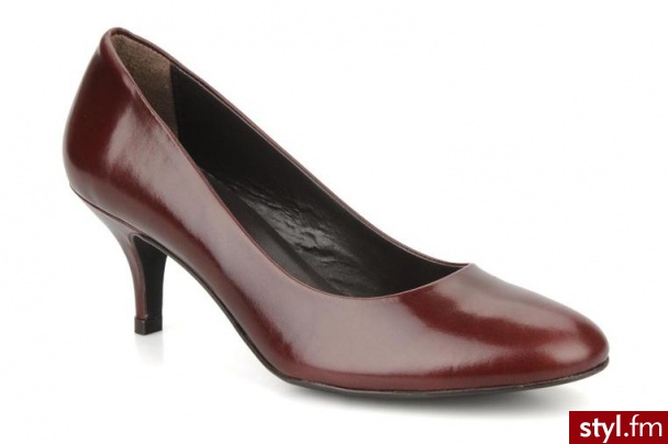 Georgia Rose CZÓŁENKA DEBEDI BY GEORGIA ROSE (Bordowy) - Czółenka Buty Moda