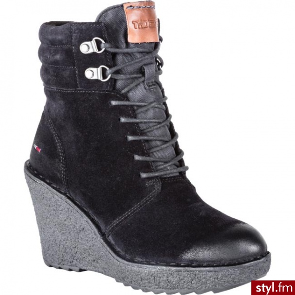 TOMMY HILFIGER BOTKI GILL 3 EN56814864 007 CZARNY (007) (36) - Botki Buty Moda