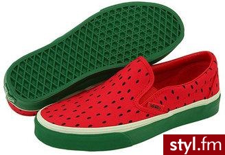 Arbuzowe vansy. Hit czy kicz? / Cena: $48 - Pozostałe Buty Moda