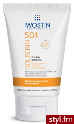 Iwostin Solecrin Emulsja ochronna spf50+ 250 ml - Emu Buty Moda
