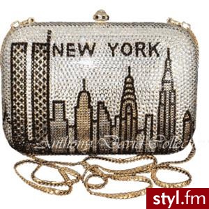 Anthony David® Evening Bag with Swarovski Crystal AD109 I Lo... - Polyvore. Pobrano ze strony: http://www.polyvore.com/anthony_david_evening_bag_with/thing?id=5139913 - Pozostałe Torebki Moda