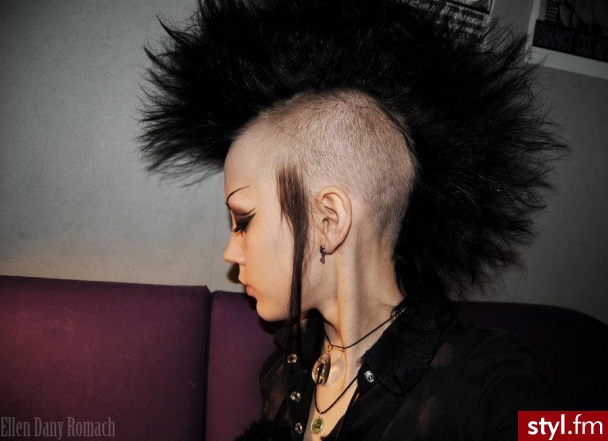 Punk Rock Alternatywne Średnie Fryzury