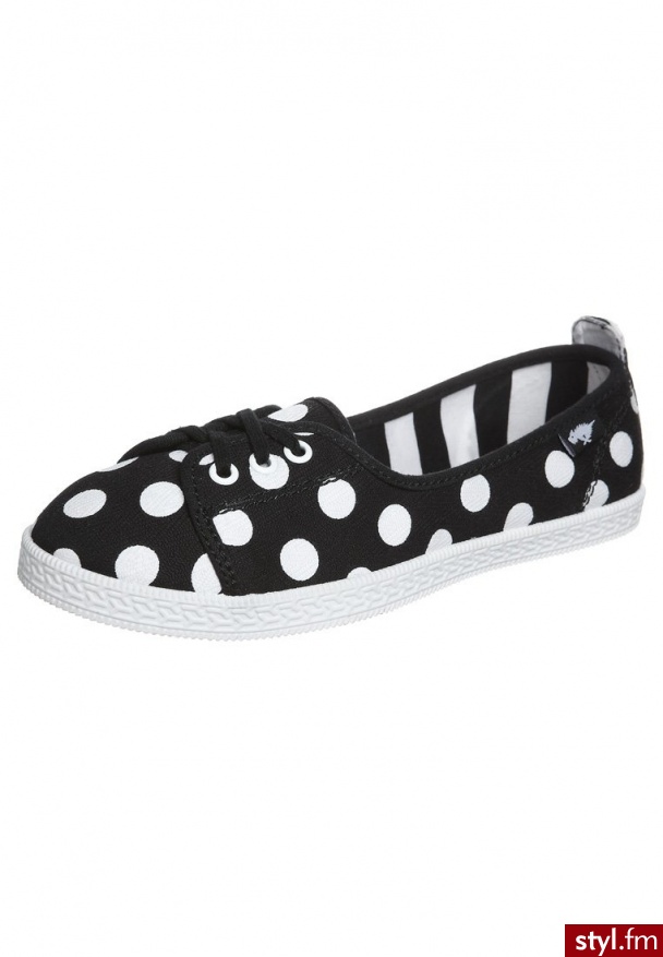Rocket Dog PENNY DOTTY SAYS Baleriny czarny (PENNYDO) - Balerinki Buty Moda