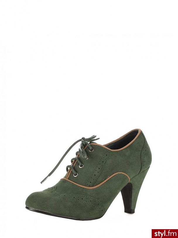 Heppin Półbuty 0826 Green - Półbuty Buty Moda