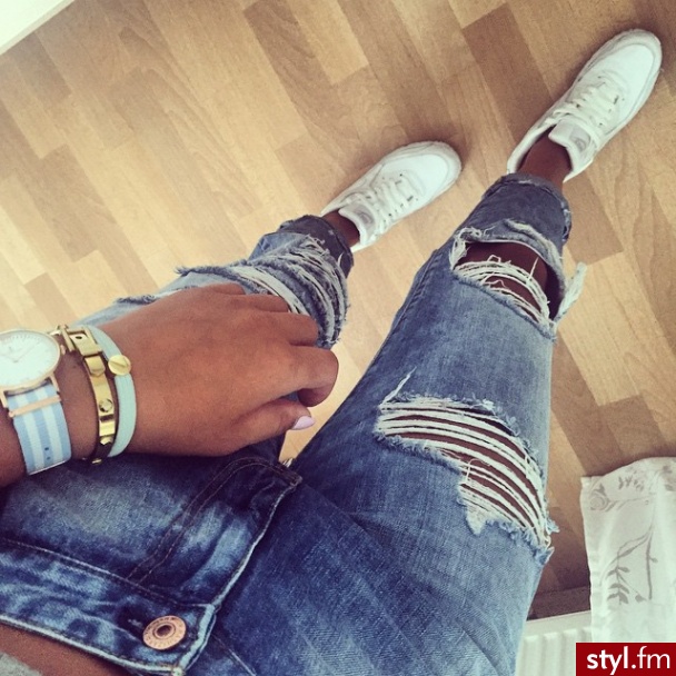 Jeansy Spodnie Moda